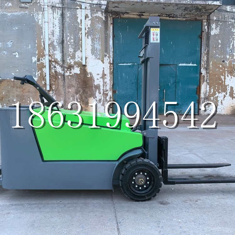 石泉县小型电动叉车1吨2吨步行站驾式电瓶堆高充电装卸车液压升降车铲车